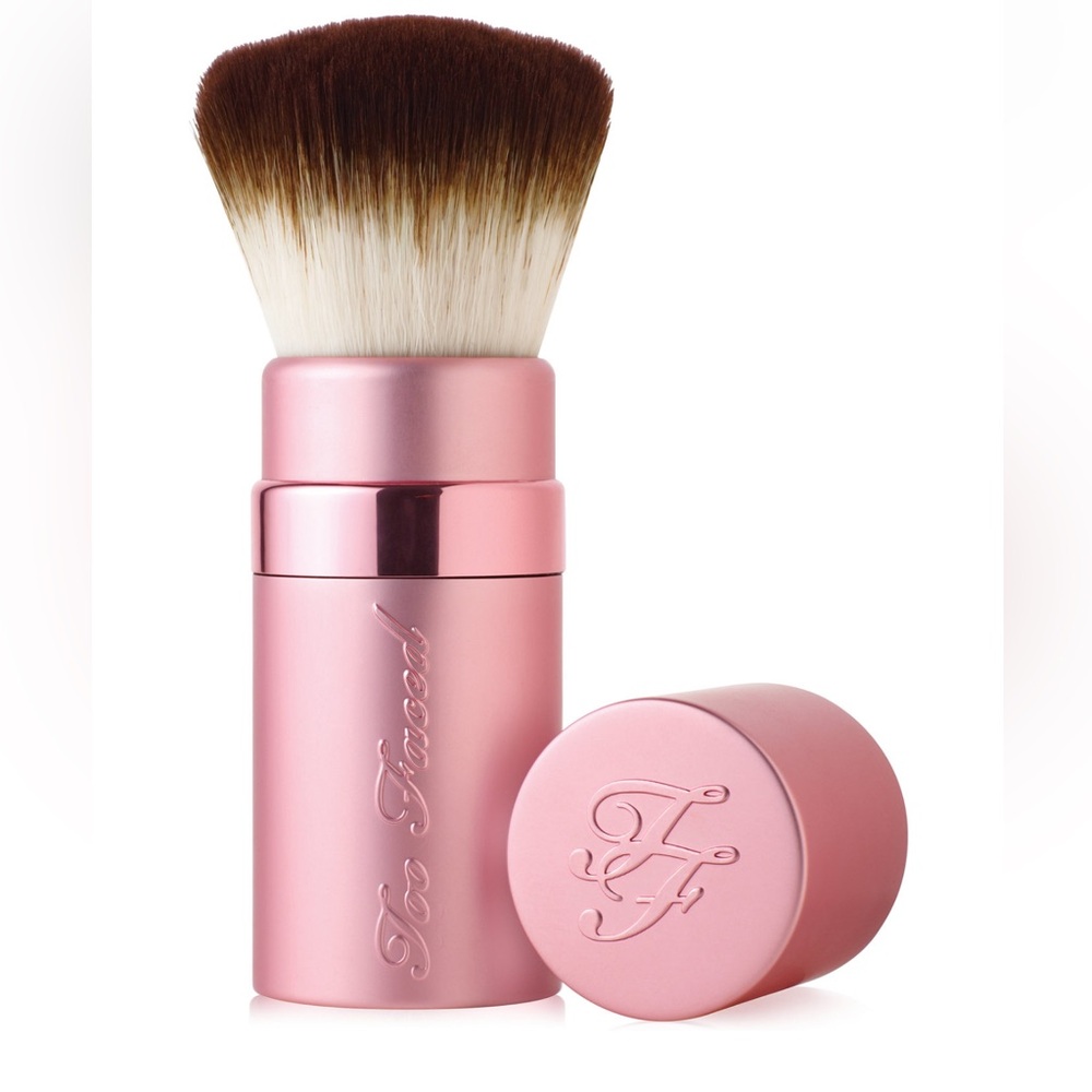 Retail:$52 Too Faced Retractable Kabuki Brush Pink NIB